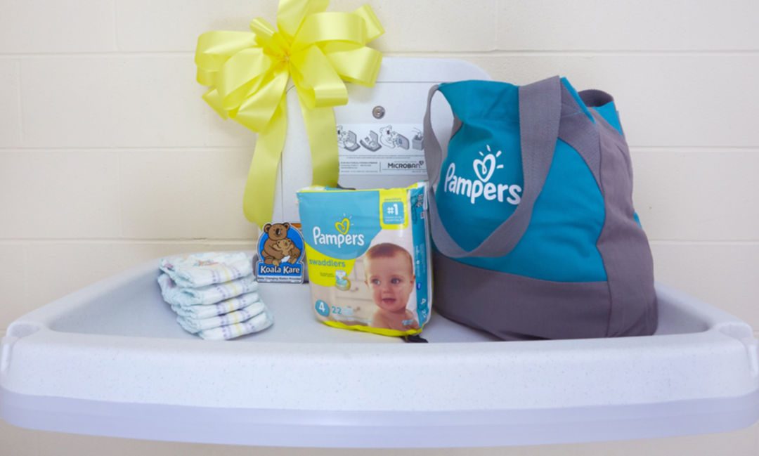 Pampers to install 5,000 nappy changing stations in men’s loos in the next 2 years